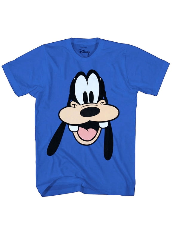 Goofy Face Big Smile T-Shirt Blue