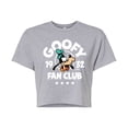 thumbnail image 1 of Disney - Goofy Fan Club - Juniors Cropped Graphic T-Shirt, 1 of 4