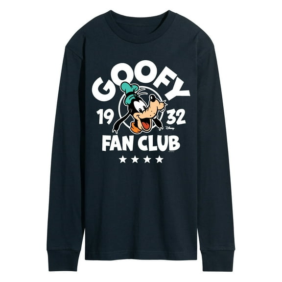 Disney - Goofy Fan Club - Men's Long Sleeve Graphic T-Shirt