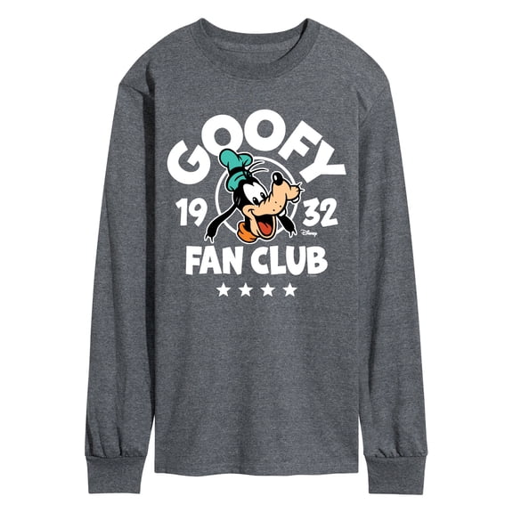 Disney - Goofy Fan Club - Men's Long Sleeve Graphic T-Shirt