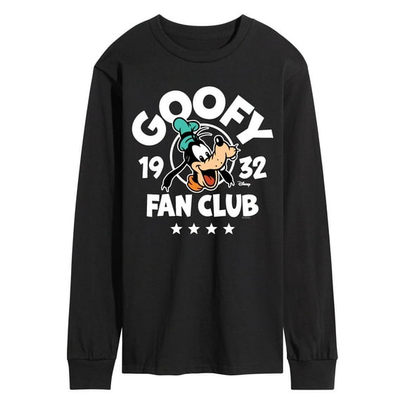 Disney - Goofy Fan Club - Men's Long Sleeve Graphic T-Shirt