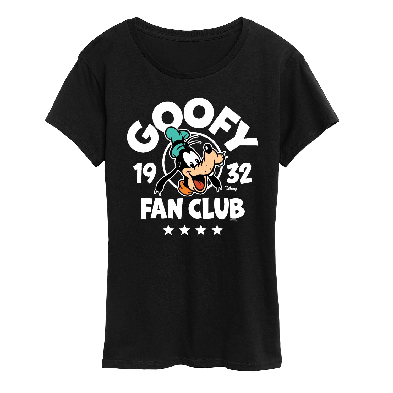 Disney - Goofy Fan Club - Women's Short Sleeve Graphic T-Shirt ...