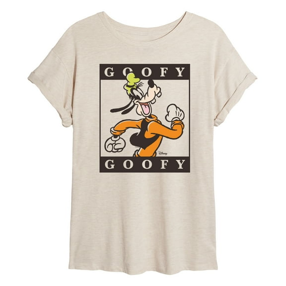 Disney - Goofy - Getting Things Done - Juniors Ideal Flowy Muscle T-Shirt
