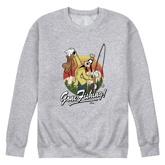 Disney - Goofy Gone Fishing - Men's Crew Fleece Sweatshirt