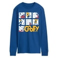 thumbnail image 1 of Disney - Goofy Grid - Men's Long Sleeve Graphic T-Shirt, 1 of 4