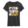 thumbnail image 1 of Disney - Goofy Grid - Women's Short Sleeve Graphic T-Shirt, 1 of 4