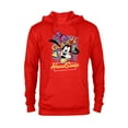 thumbnail image 1 of Disney Goofy HandSome Retro ‘90s Vintage Style Distressed - Pullover Hoodie for Adults - Customized-Red, 1 of 5