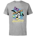 thumbnail image 1 of Disney Goofy HandSome Retro ‘90s Vintage Style Distressed - Short Sleeve Cotton T-Shirt for Adults - Customized-Athletic Heather, 1 of 5