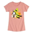 thumbnail image 1 of Disney - Goofy Head - Girls Toddler And Toddler And Youth Fitted Short Sleeve Graphic T-Shirt, 1 of 5