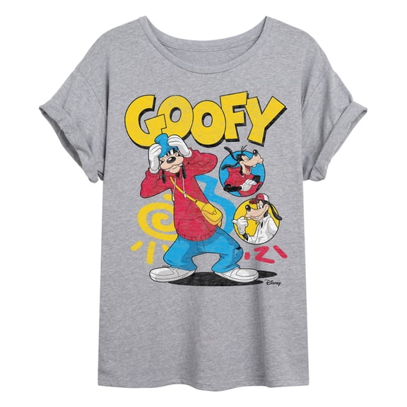 Disney - Goofy Hiphop Oversized - Womens Oversized Graphic T-Shirt