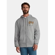 Disney Goofy Men's and Big Men's Howdy Y'all Graphic Fleece Zip Up Hoodie, Sizes S-3XL