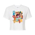 thumbnail image 1 of Disney - Goofy  - Juniors Cropped Cotton Blend T-Shirt, 1 of 5