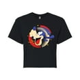 thumbnail image 1 of Disney - Goofy - Juniors Cropped Cotton Blend T-Shirt, 1 of 5