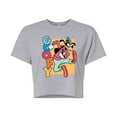 thumbnail image 1 of Disney - Goofy  - Juniors Cropped Cotton Blend T-Shirt, 1 of 5