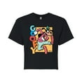 thumbnail image 1 of Disney - Goofy  - Juniors Cropped Cotton Blend T-Shirt, 1 of 5