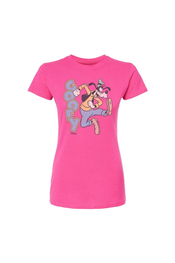 - Goofy - Juniors Fitted Graphic T-Shirt