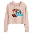 thumbnail image 1 of Disney - Goofy Leap  - Juniors Cropped Pullover Hoodie, 1 of 5