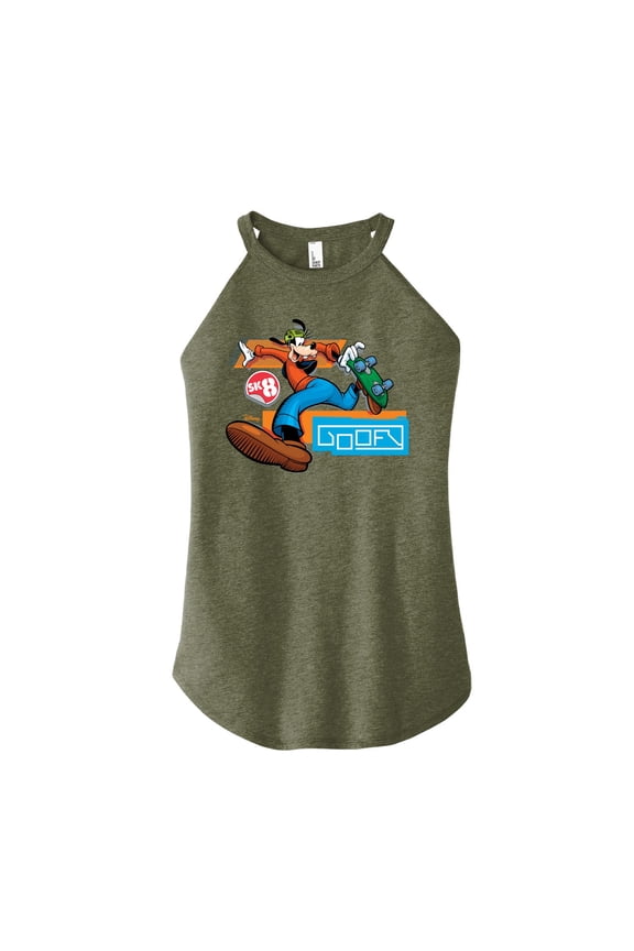 - Goofy Leap  - Juniors High Neck Tank Top