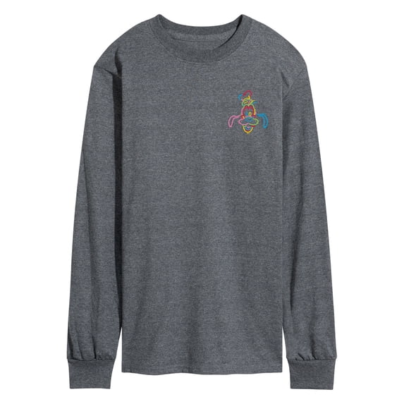 Disney - Goofy Linework - Men's Long Sleeve Graphic T-Shirt