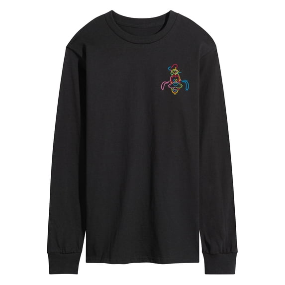 Disney - Goofy Linework - Men's Long Sleeve Graphic T-Shirt