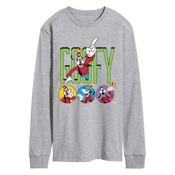Disney - Goofy - Men's Long Sleeve Graphic T-Shirt