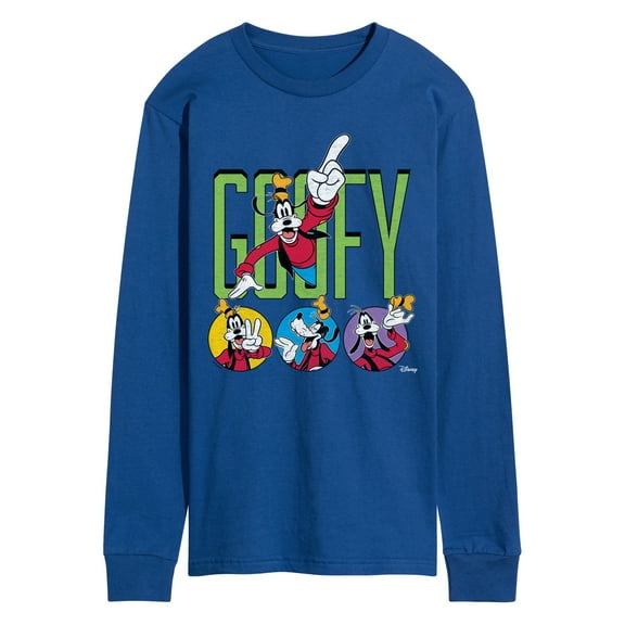 Disney - Goofy - Men's Long Sleeve Graphic T-Shirt