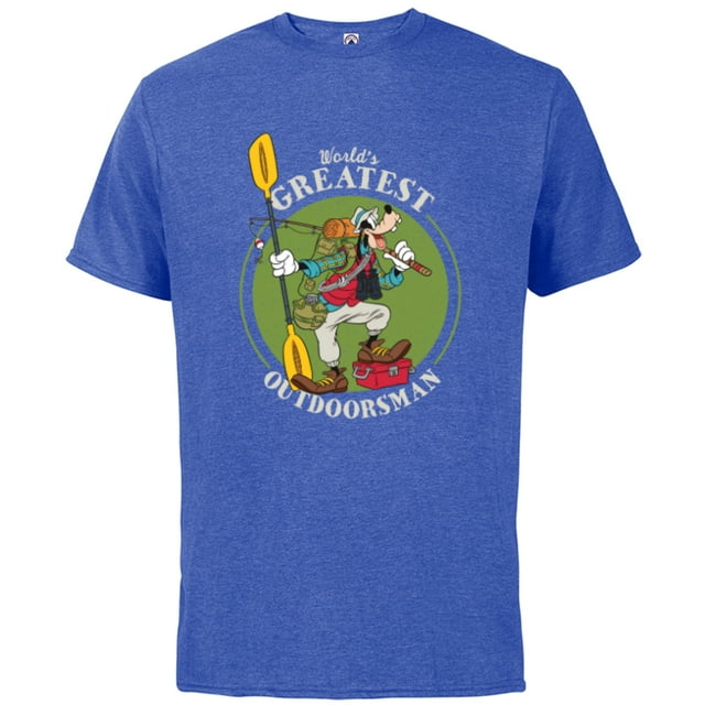 Disney Goofy Outdoorsman Father's Day Short Sleeve Cotton TShirt for