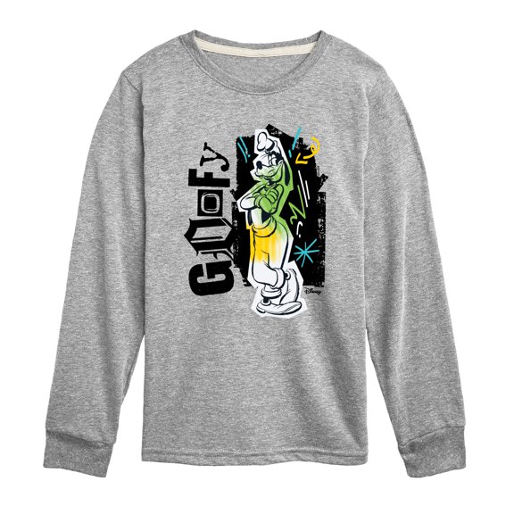 Disney - Goofy Punk - Toddler & Youth Long Sleeve Graphic T-Shirt