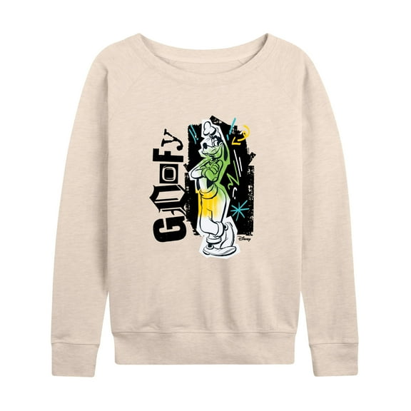 Disney - Goofy Punk - Women's Lightweight French Terry Long Sleeve Shirt