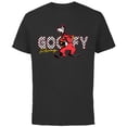 thumbnail image 1 of Disney Goofy Racing Mickey & Friends Race Car Drivers - Short Sleeve Cotton T-Shirt for Adults - Customized-Black, 1 of 5