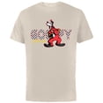 thumbnail image 1 of Disney Goofy Racing Mickey & Friends Race Car Drivers - Short Sleeve Cotton T-Shirt for Adults - Customized-Natural, 1 of 5