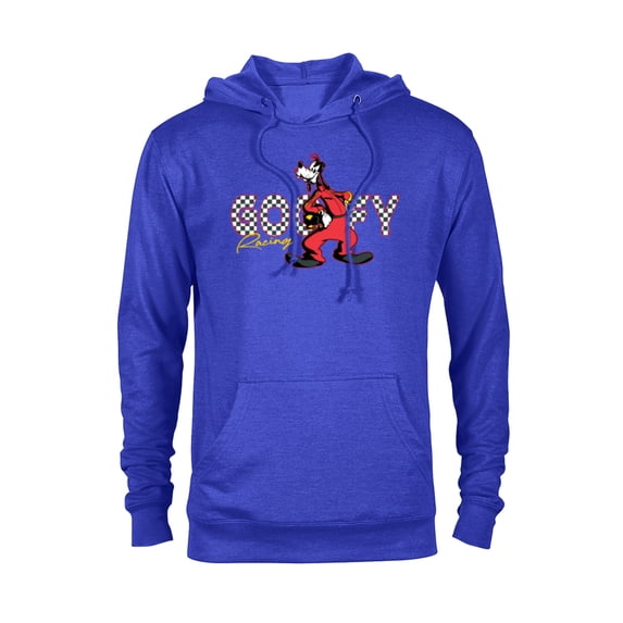 Disney Goofy Racing Mickey & Friends Race Car Drivers Standard T-Shirt- Pullover Hoodie for Adults - Customized-Royal
