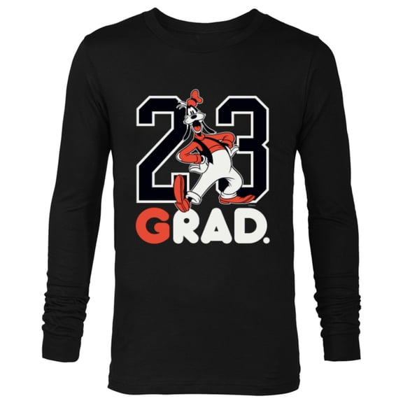 Disney Goofy Rad Grad Class of 23 Graduation 2023 - Long Sleeve T-Shirt for Men - Customized-Black