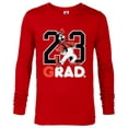 thumbnail image 1 of Disney Goofy Rad Grad Class of 23 Graduation 2023 - Long Sleeve T-Shirt for Men - Customized-New Red, 1 of 5