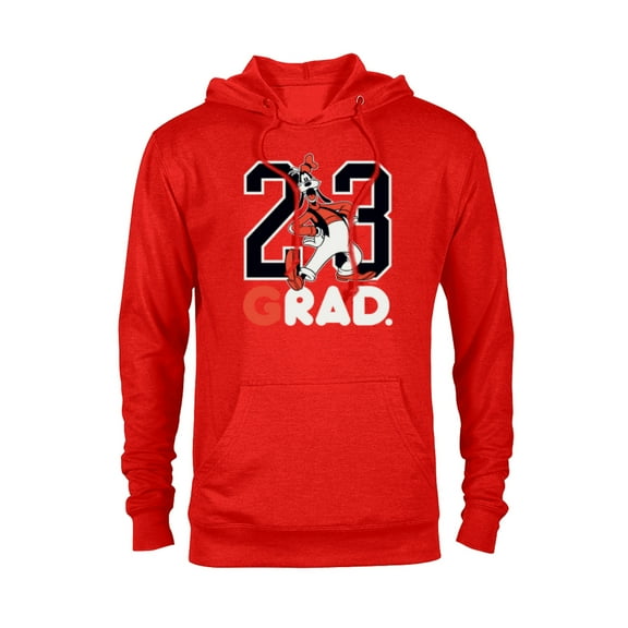 Disney Goofy Rad Grad Class of 23 Graduation 2023 - Pullover Hoodie for Adults - Customized-Red