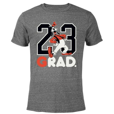 Disney Goofy Rad Grad Class of 23 Graduation 2023 - Short Sleeve Blended T-Shirt for Adults - Customized-Dark Heather