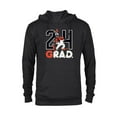 thumbnail image 1 of Disney Goofy Rad Grad Class of ‘24 Graduation 2024 - Pullover Hoodie for Adults - Customized-Black, 1 of 5