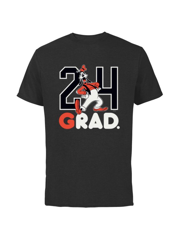 Goofy Rad Grad Class of ‘24 Graduation 2024 - Short Sleeve Cotton T-Shirt for Adults - Customized-Black