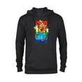 thumbnail image 1 of Disney Goofy Rainbow - Pullover Hoodie for Adults -Customized-Black, 1 of 5