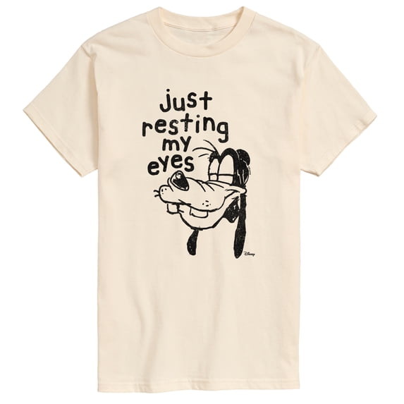 Disney - Goofy Resting My Eyes - Men's Short Sleeve Graphic T-Shirt