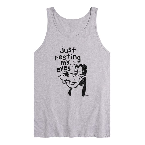 Disney - Goofy Resting My Eyes Men's Graphic Tank Top