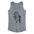 thumbnail image 1 of Disney - Goofy Resting My Eyes - Women's Racerback Graphic Tank, 1 of 4
