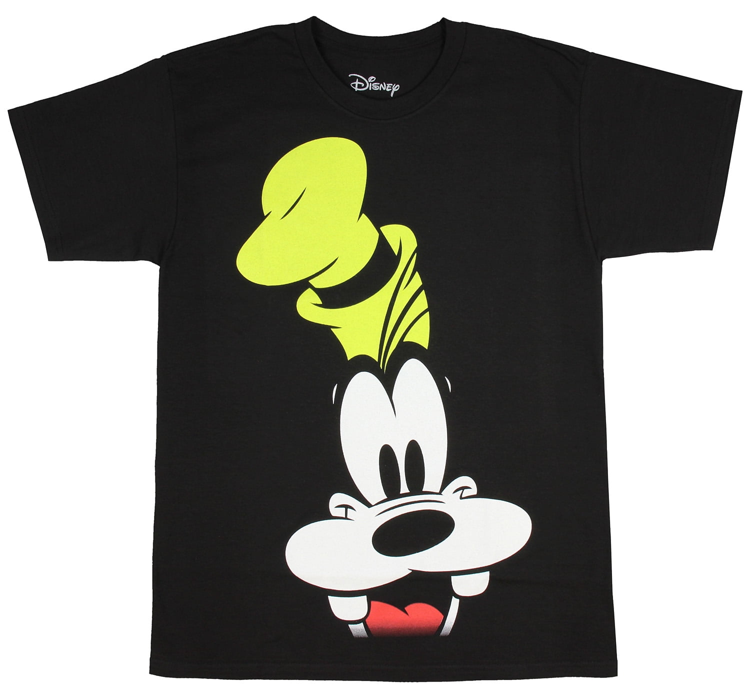 Disney Goofy Shirt Men's Big Face Goofy Hat Adult Graphic
