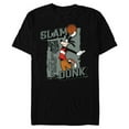 thumbnail image 1 of Disney Goofy Sports Basketball Slam Dunk Athletic Dept - Short Sleeve Blended T-Shirt for Adults - Customized-Black, 1 of 5