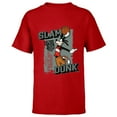 thumbnail image 1 of Disney Goofy Sports Basketball Slam Dunk Athletic Dept - Short Sleeve T-Shirt for Kids - Customized-Red, 1 of 5