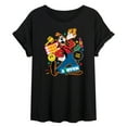 thumbnail image 1 of Disney - Goofy Sticker Look - Women's Oversized T-Shirt, 1 of 5