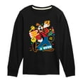 thumbnail image 1 of Disney - Goofy Sticker Look - Toddler & Youth Long Sleeve Graphic T-Shirt, 1 of 5