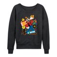 thumbnail image 1 of Disney - Goofy Sticker Look - Women's Lightweight French Terry Long Sleeve Shirt, 1 of 5