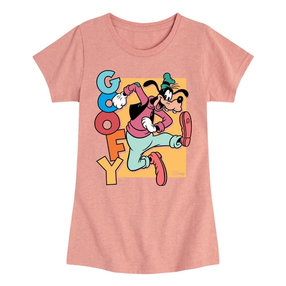 Disney - Goofy - Toddler & Youth Girls Short Sleeve Graphic T-Shirt