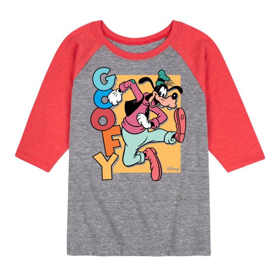Disney - Goofy - Toddler & Youth Raglan Graphic T-Shirt